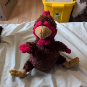 Webkinz Rooster Plush HM346 NO CODE Y2K Bird Stuffed Animal GANZ